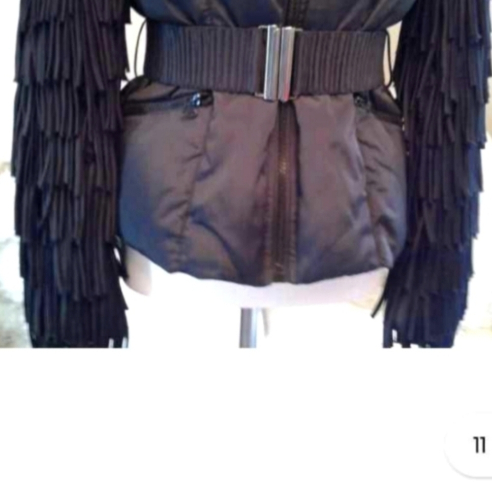 BALMAIN Hooded Fringe Jacket - Picture 9 of 14